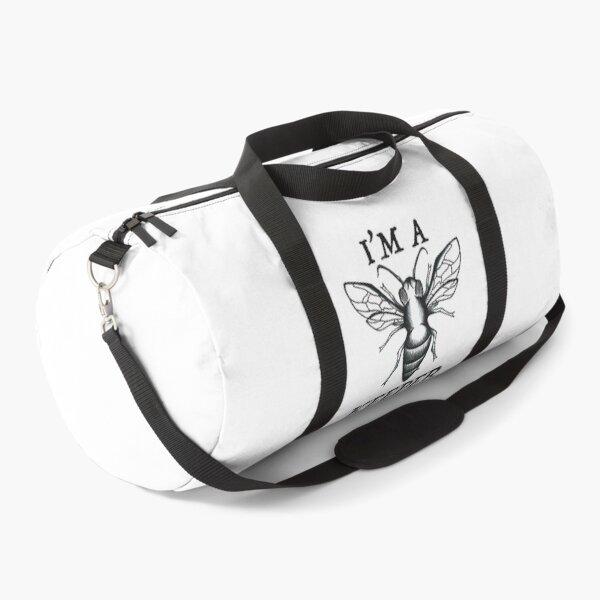 Item preview, Black and White Honey Bee - I'm A Keeper designed and sold by The White Bat.