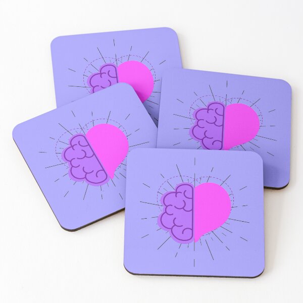 Item preview, Brain and heart symbol designed and sold by magenta-dream.