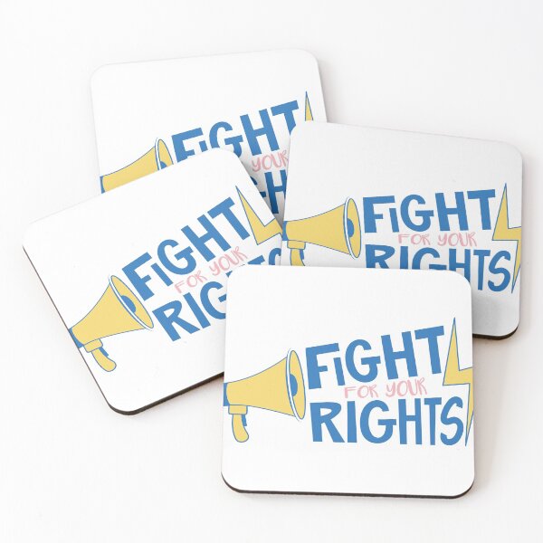 Item preview, FIGHT FOR YOUR RIGHTS DESIGN  designed and sold by Picspot.