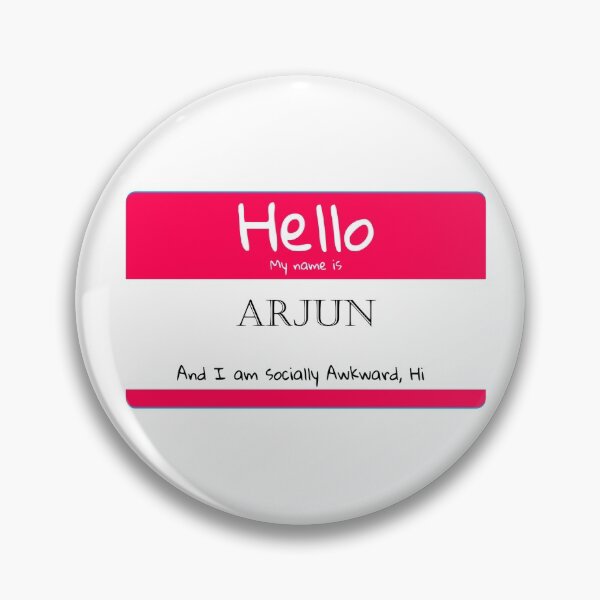 Item preview, My Name is Arjun And I Am Socially Awkward designed and sold by IcyTees.