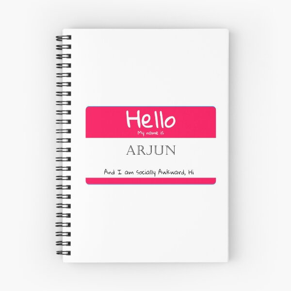 Item preview, My Name is Arjun And I Am Socially Awkward designed and sold by IcyTees.