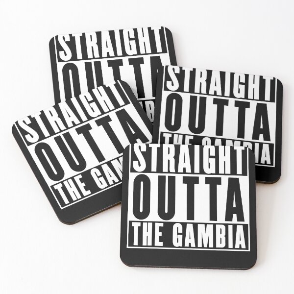 Item preview, Straight Outta The Gambia designed and sold by RandomStuffShop.
