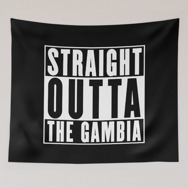 Item preview, Straight Outta The Gambia designed and sold by RandomStuffShop.