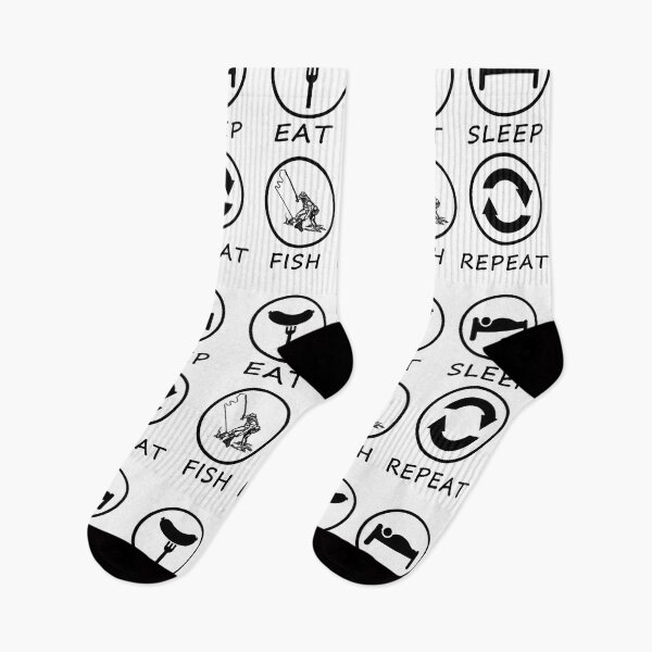 Item preview, Eat Sleep Fish Repeat designed and sold by teledesign.