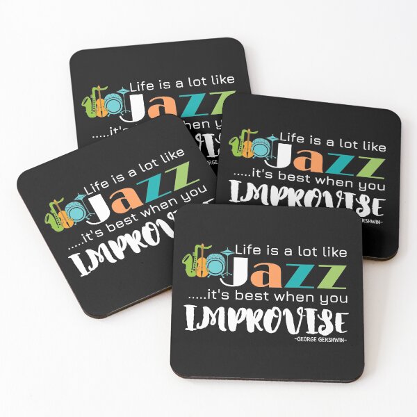 Item preview, Life Is A Lot Like Jazz Quote - George Gershwin designed and sold by Nancyanna.