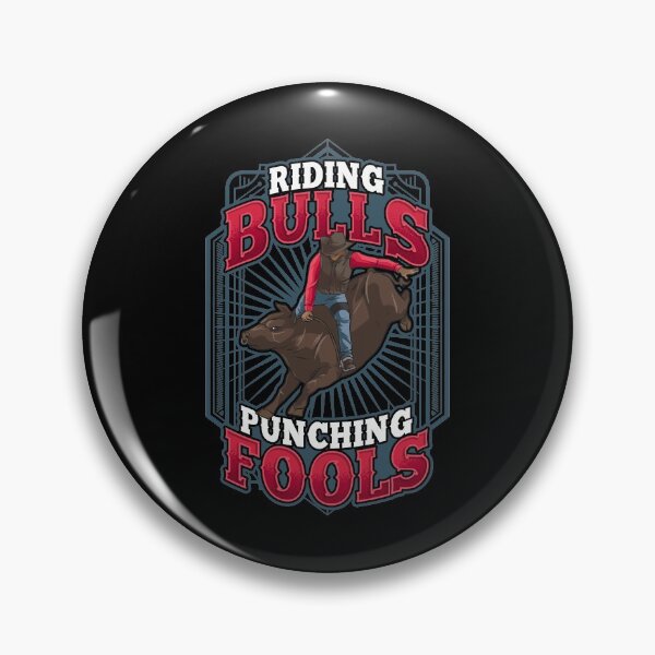 Item preview, Riding Bulls Punchin' Fools Competitive Bull Rider designed and sold by perfectpresents.