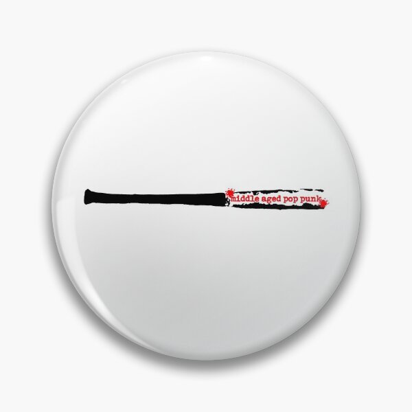 Item preview, Middle Aged Pop Punk Baseball Bat (Black and Red) designed and sold by Getonboardman.