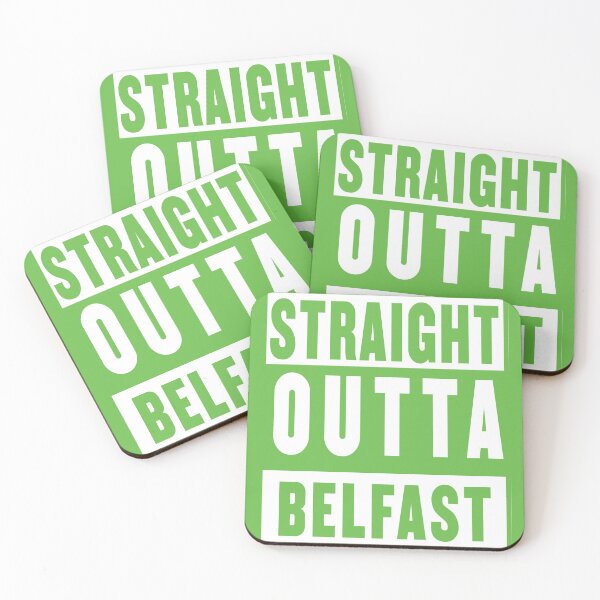Item preview, straight outta belfast- white designed and sold by fooleproof.