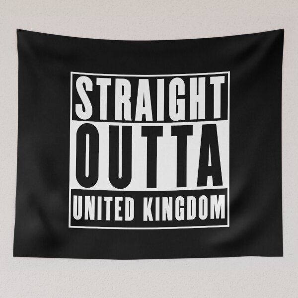 Item preview, Straight Outta United Kingdom designed and sold by RandomStuffShop.