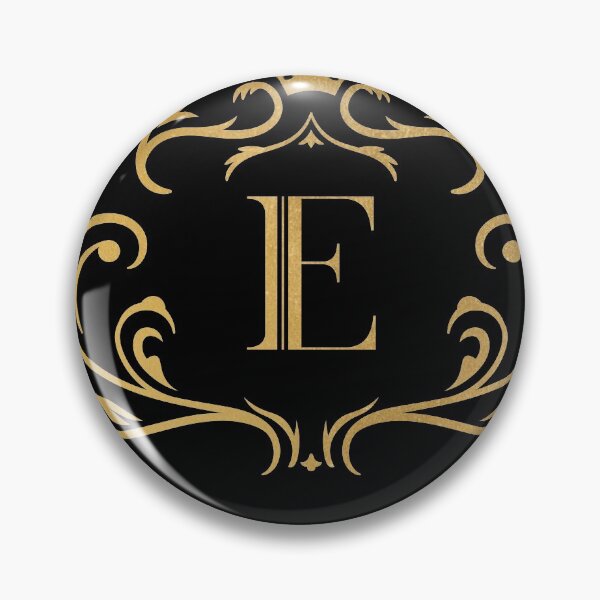 Artikelvorschau, E Monogramm, Buchstabe E, Initiale, Emblem | Gold entworfen und verkauft von rattob.