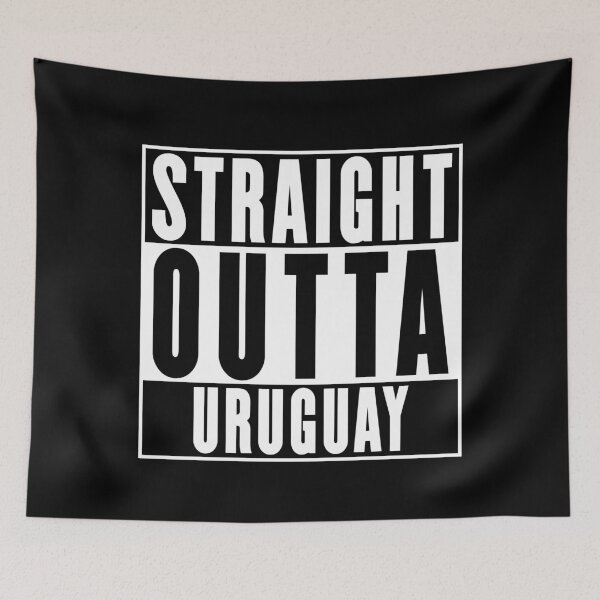 Item preview, Straight Outta Uruguay designed and sold by RandomStuffShop.