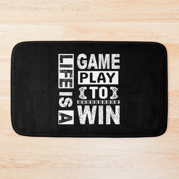 Item preview, Life Is A Game Play To Win designed and sold by Tatt-Hooligans.