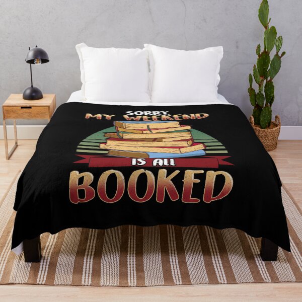 Item preview, Cute Sorry My Weekend Is All Booked Bookworm Pun designed and sold by perfectpresents.