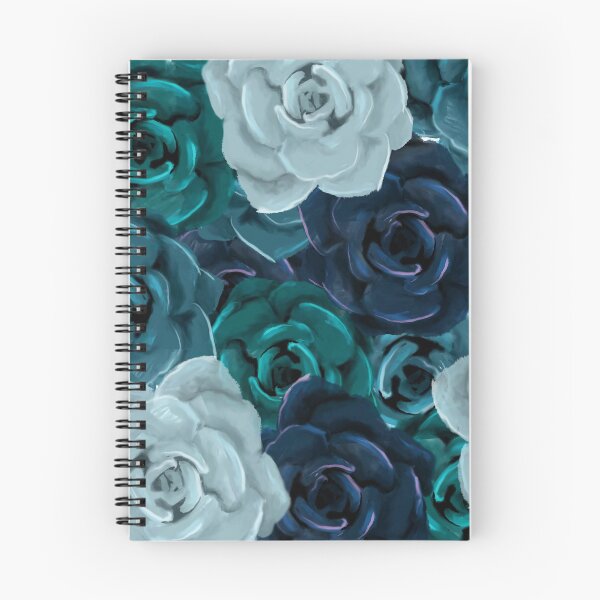 Item preview, Big succulent blue pattern designed and sold by lovelysarahm.