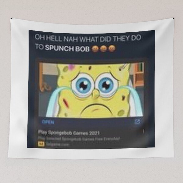 Item preview, What did they do to spunch bob designed and sold by memetees5346.