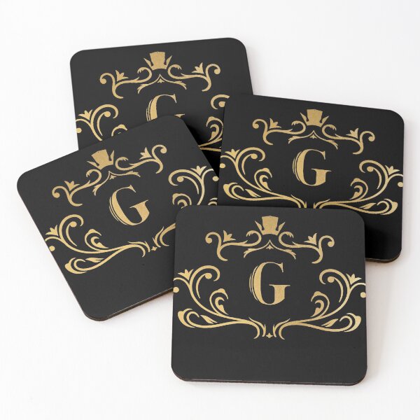 Item preview, G monogram, letter G, initial, emblem | gold designed and sold by rattob.