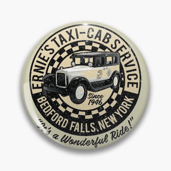 Item preview, Ernie's Taxi-Cab Service Its A Wonderful Life designed and sold by Alema Art.