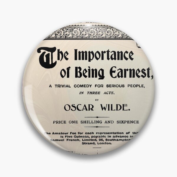 Item preview, First Edition:Oscar Wilde The Importance of Being Earnest designed and sold by MarbleCloud.