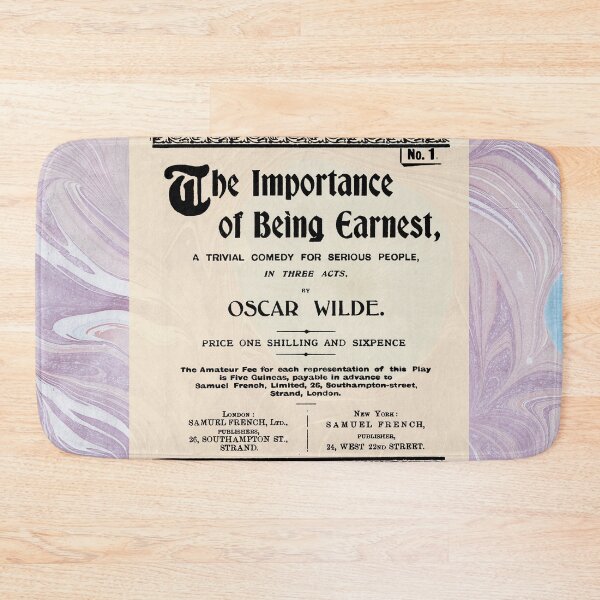 Item preview, First Edition:Oscar Wilde The Importance of Being Earnest designed and sold by MarbleCloud.