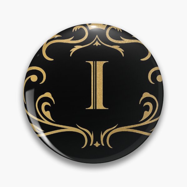 Aperçu de l'œuvre I monogramme, lettre I, initiale, emblème | or créée et vendue par rattob.