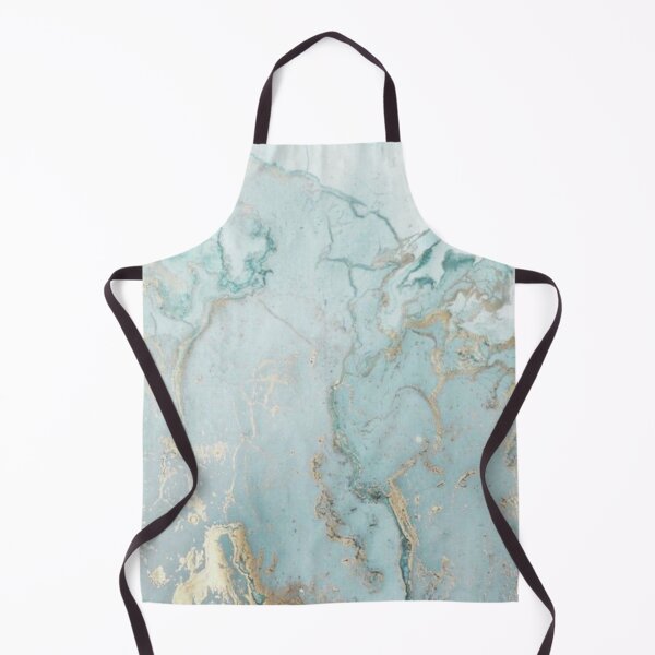 Item preview, light blue and gold marble print designed and sold by HadeeeeL.