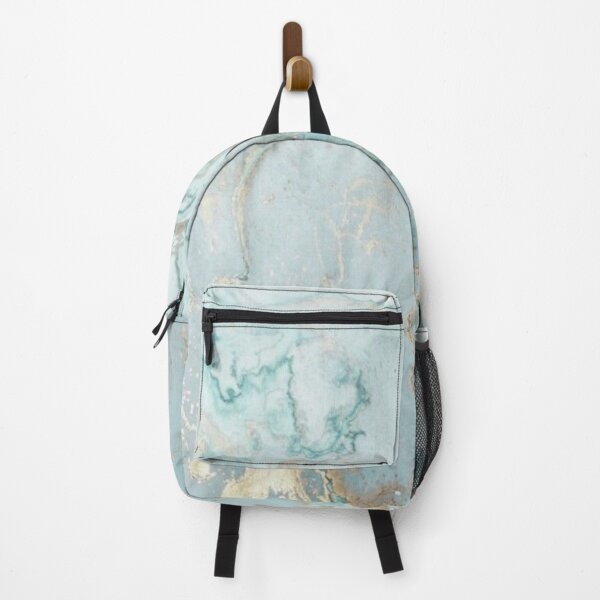 Item preview, light blue and gold marble print designed and sold by HadeeeeL.