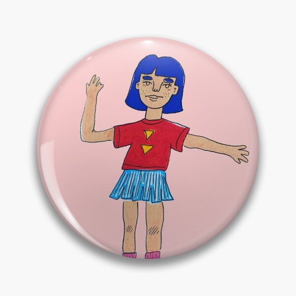Item preview, Blue Haired Girl designed and sold by Anna Devine.