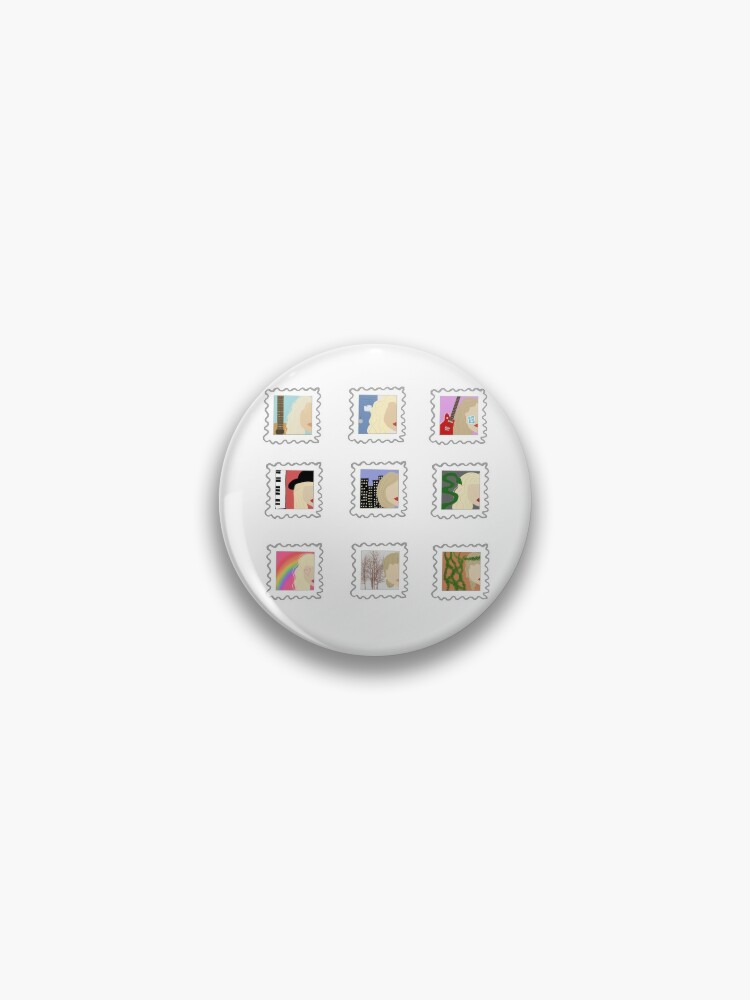 Taylor Swift Eras Stamps Sticker Pack Pin for Sale by stickersisters