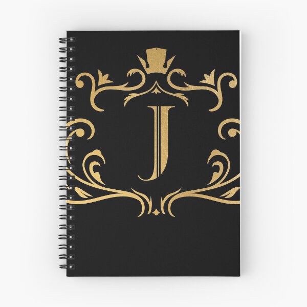 Item preview, J monogram, letter J, initial, emblem | gold designed and sold by rattob.