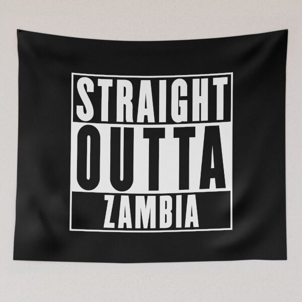 Item preview, Straight Outta Zambia designed and sold by RandomStuffShop.