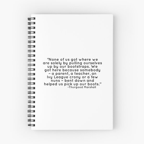 Item preview, Thurgood Marshall on picking up by boot straps designed and sold by Yviemakes.