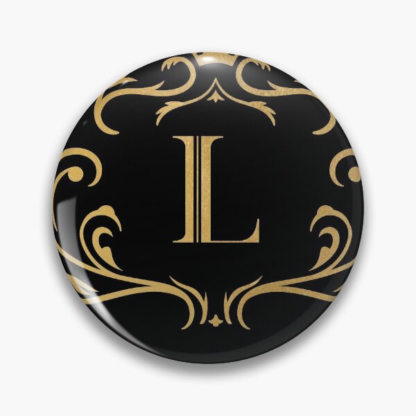 Item preview, L monogram, letter L, initial, emblem | gold designed and sold by rattob.