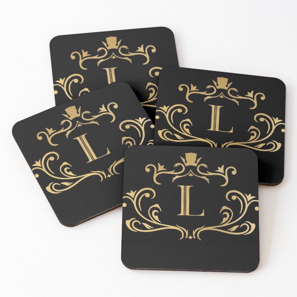 Item preview, L monogram, letter L, initial, emblem | gold designed and sold by rattob.