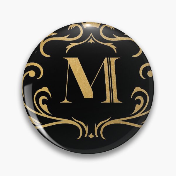 Artikelvorschau, M Monogramm, Buchstabe M, Initiale, Emblem | Gold entworfen und verkauft von rattob.