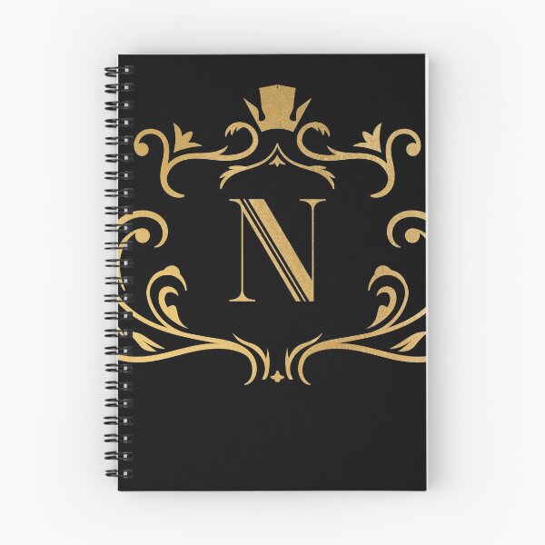 Item preview, N monogram, letter N, initial, emblem | gold designed and sold by rattob.