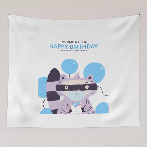 Item preview, It's Time to sign Happy Birthday and wash your presents! designed and sold by Kaupasi.