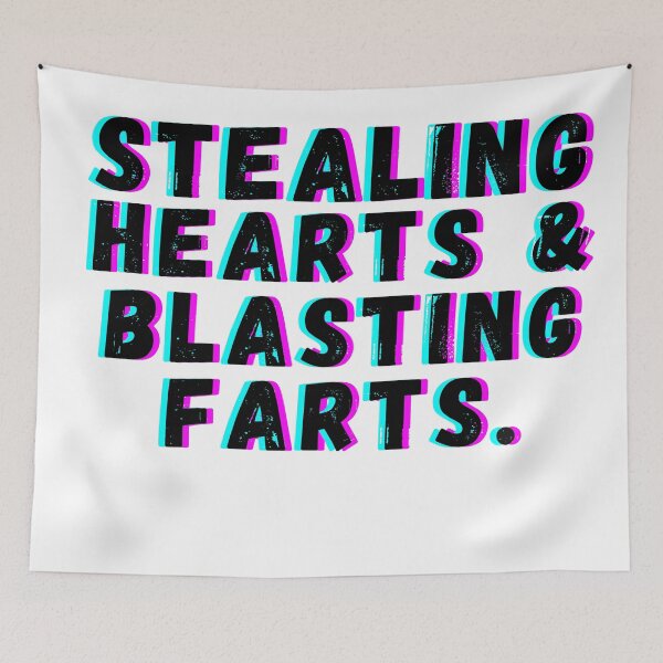 Item preview, Stealing hearts and blasting farts designed and sold by OneTimeEngineer.