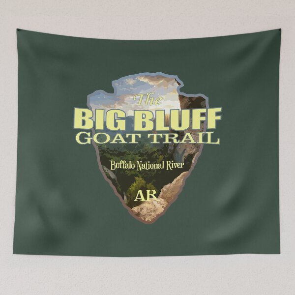 Item preview, Big Bluff Goat Trail (arrowhead) designed and sold by curranmorgan.