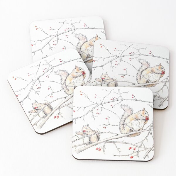 Item preview, Snacking Squirrels designed and sold by Melodie Maker art.