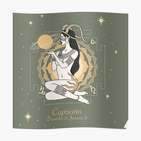 Capricorn Tattoo Posters for Sale | Redbubble Capricorn Tattoo Posters for Sale | Redbubble