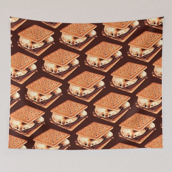 Item preview, S'mores Pattern - Brown designed and sold by Kelly  Gilleran.