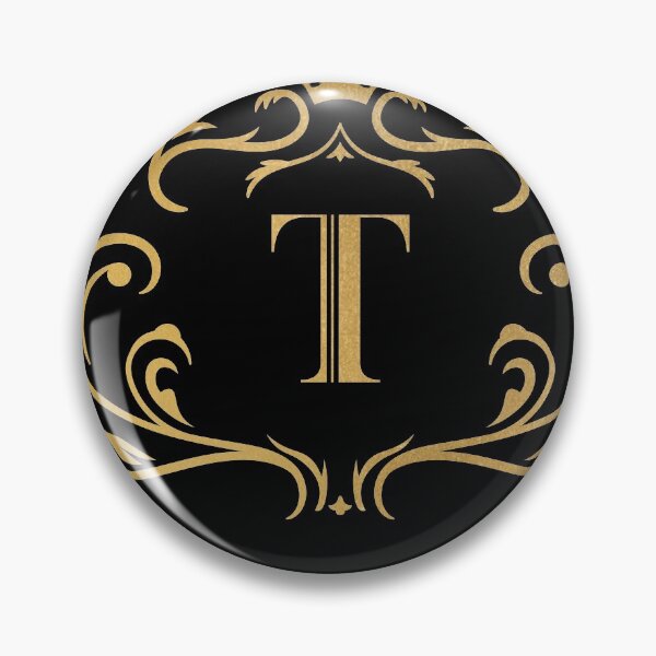 Artikelvorschau, T Monogramm, Buchstabe T, Initiale, Emblem | Gold entworfen und verkauft von rattob.