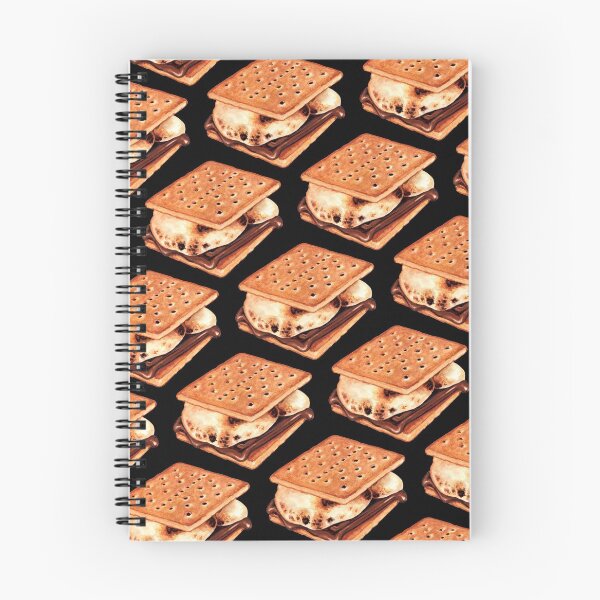 Item preview, S'mores Pattern - Black designed and sold by Kelly  Gilleran.