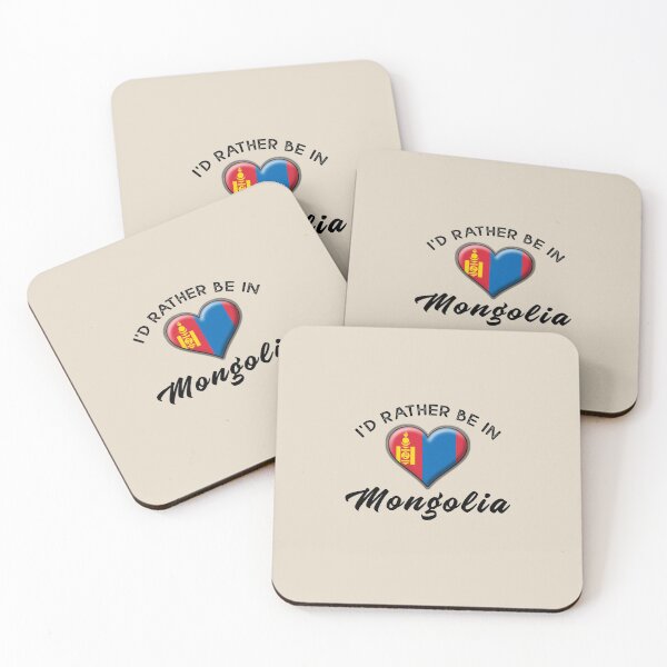 Item preview, I'd rather be in Mongolia. With the Flag of Mongolia. designed and sold by obedtheartist.
