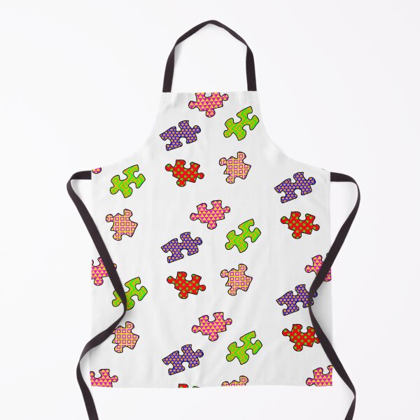 Item preview, Colorful Patterned Jigsaw Puzzle Pieces designed and sold by SarahJisri.