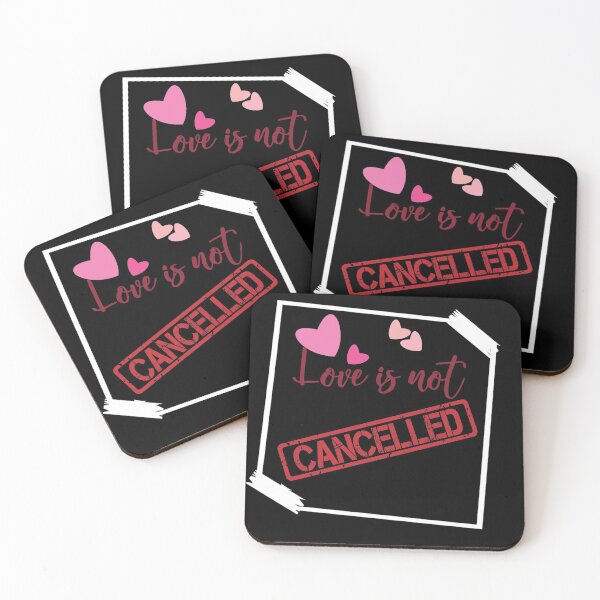 Item preview, Love Is Not Cancelled Cute Note Funny Gift For Men & Women designed and sold by Gordon Nelson.