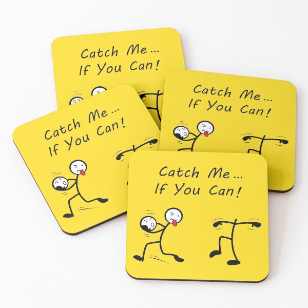 Item preview, Catch Me If You Can Silly Stick Figures designed and sold by TeeServes.