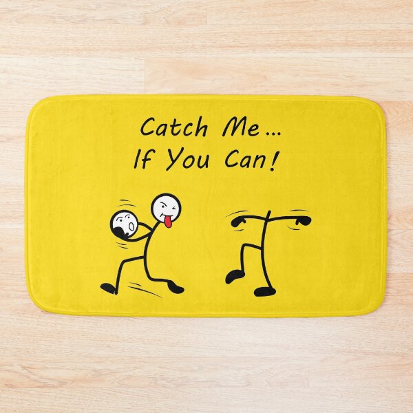 Item preview, Catch Me If You Can Silly Stick Figures designed and sold by TeeServes.