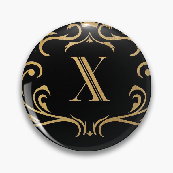 Artikelvorschau, X Monogramm, Buchstabe X, Initiale, Emblem | Gold entworfen und verkauft von rattob.