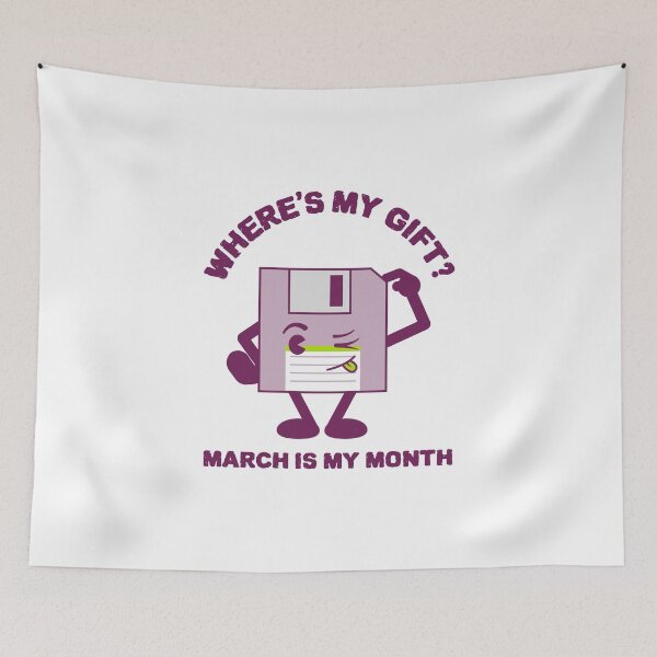 Item preview, Where's my gift? March is my month designed and sold by Kaupasi.